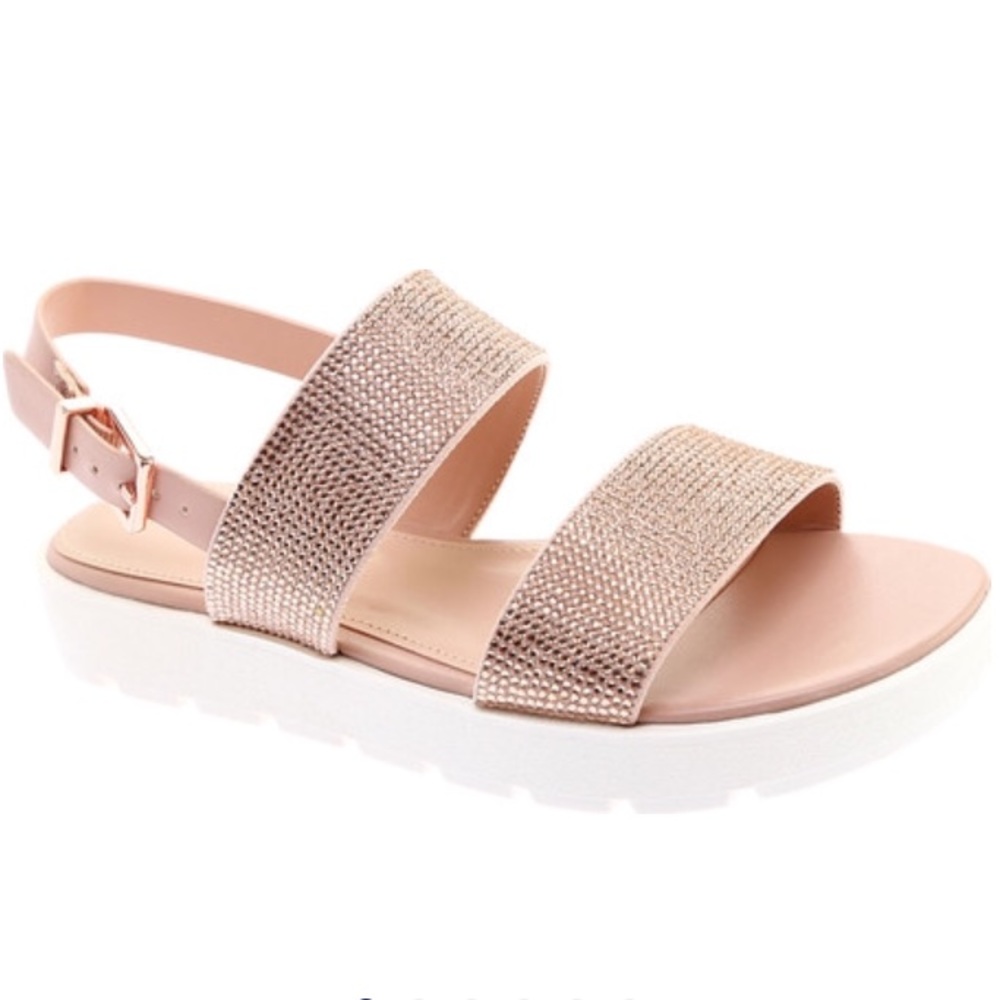 Aldo Rose Gold slingback shoes